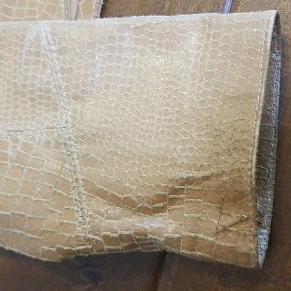 Vintage Womens Camel Color Leather Jacket Size Small - Picture 8 of 15